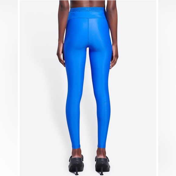 Balenciaga Activewear Electric Blue Leggings Set S/M - Picture 4 of 15